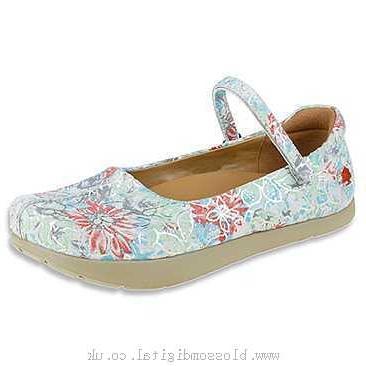 Mary Janes Women's Kalso Earth Shoe Solar Flower Multi Printed Leather - 376928 - Canada for cheap