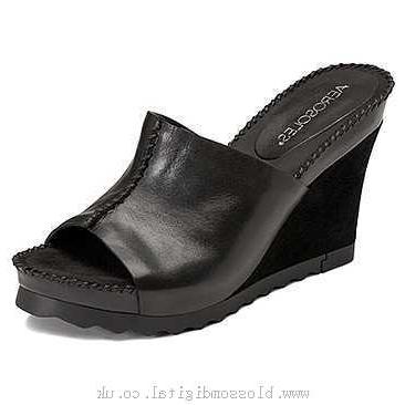 Sandals Women's Aerosoles Birthstone Black Leather - 351451 - Canada Shop