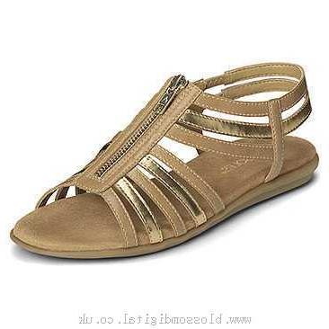 Sandals Women's Aerosoles Chlothesline Tan Gold - 425266 - Canada Online store