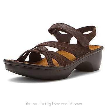 Sandals Women's Naot Paris Mine Brown Leather - 371083 - Canada outlet store