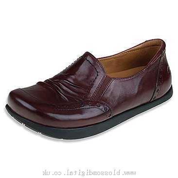 Slip-Ons Women's Kalso Earth Shoe Shake Merlot Leather - 310878 - Canada outlet shop